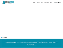 Tablet Screenshot of joshuagrasso.com